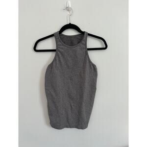 Theory Gray Tank Top Women S‎ Racerback Lightweight Knit Stretch